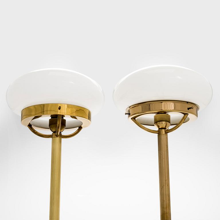 A pair of table lamps, manufacturer KT-valaistus Finland, late 20th century.