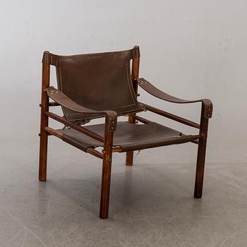 An 1969/70:s Arne Norell "Sirocco" Safari chair.