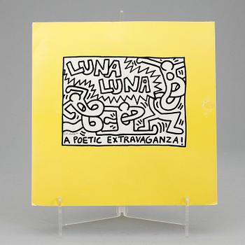 KEITH HARING, multipel, signerad i trycket, numrerad 1363/2000.