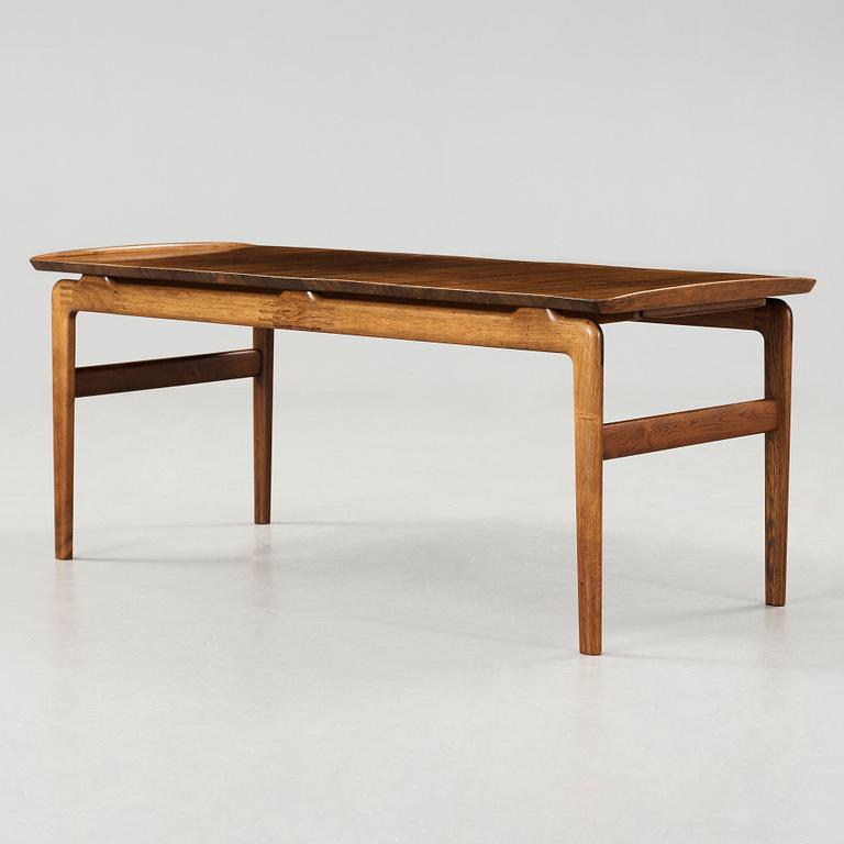 PETER HVIDT & ORLA MØLGAARD NIELSEN, a palisander sofa table, France & Son, Denmark 1960's.