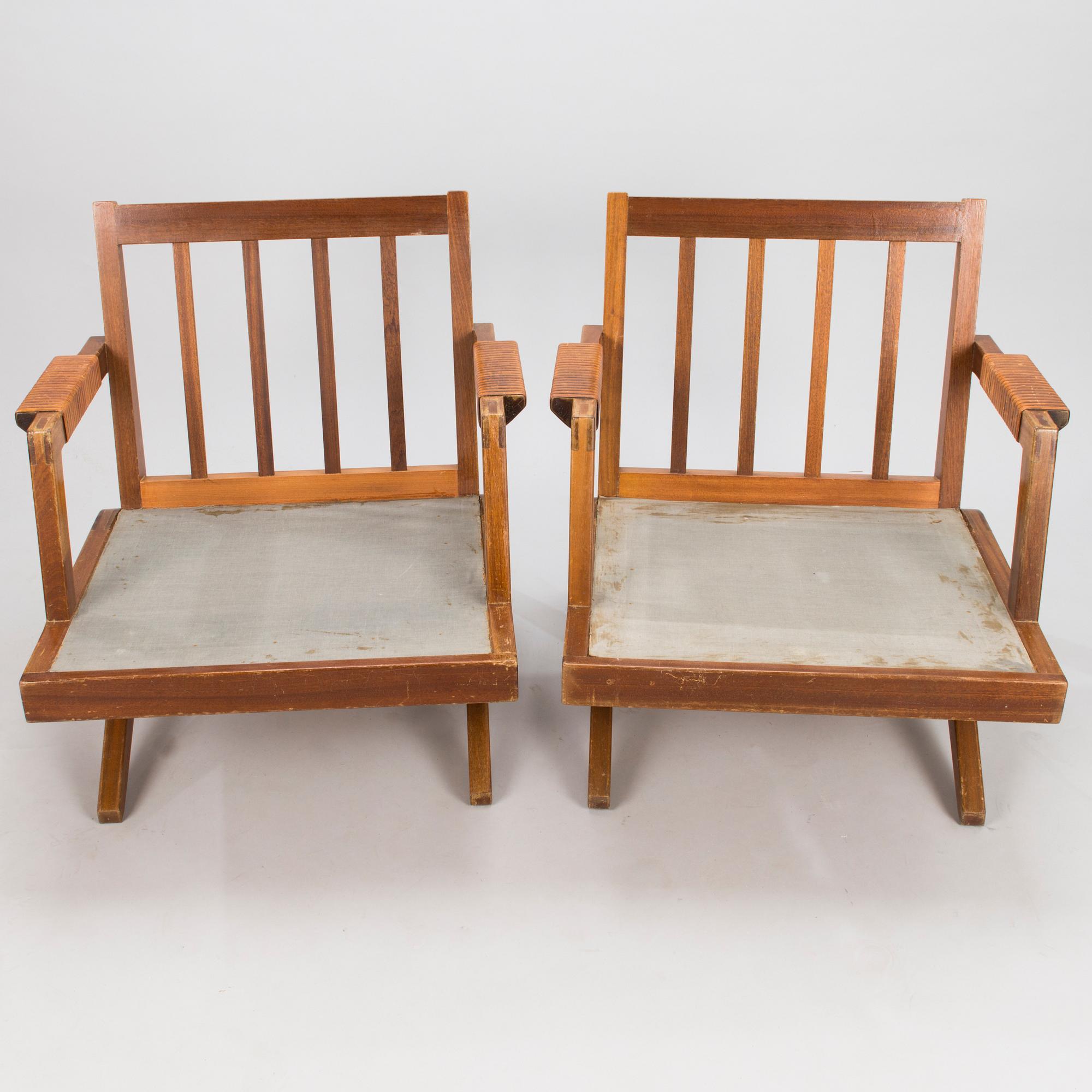 OLAVI HÄNNINEN, A 3-piece 1960s 'Bumerang' sofa suite for HMN Huonekalu Mikko Nupponen, Lahti, Finland.