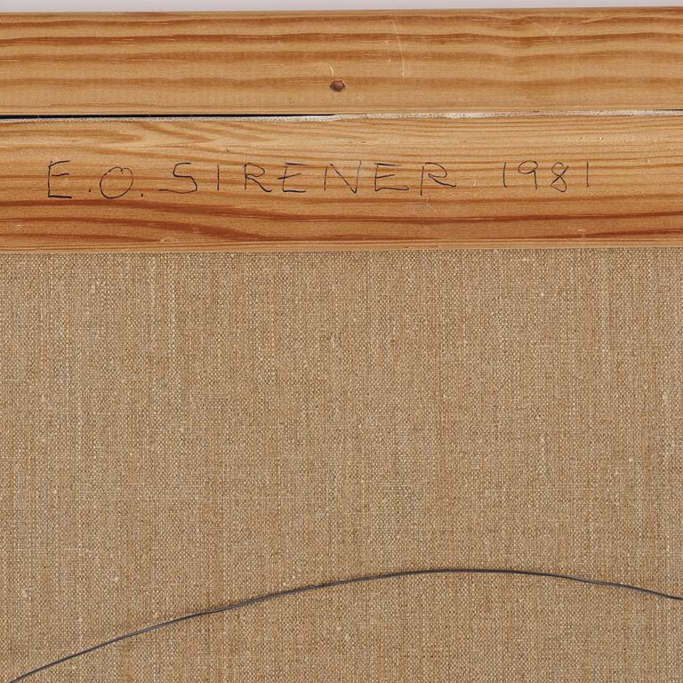 Erik Olson, oil on canvas, signed and dated -81.