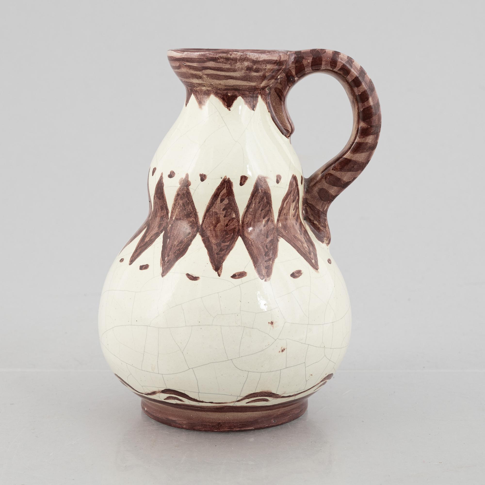 Carl Malmsten, an earthenware vase, firsta half of the 20th Century / mid 20th Century.