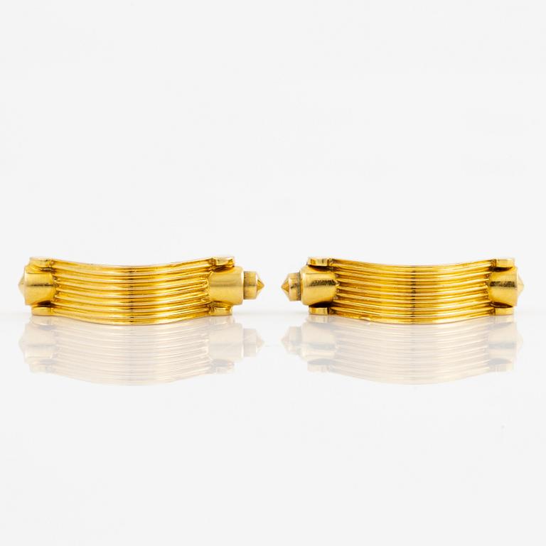 Cufflinks, a pair, 14K gold.