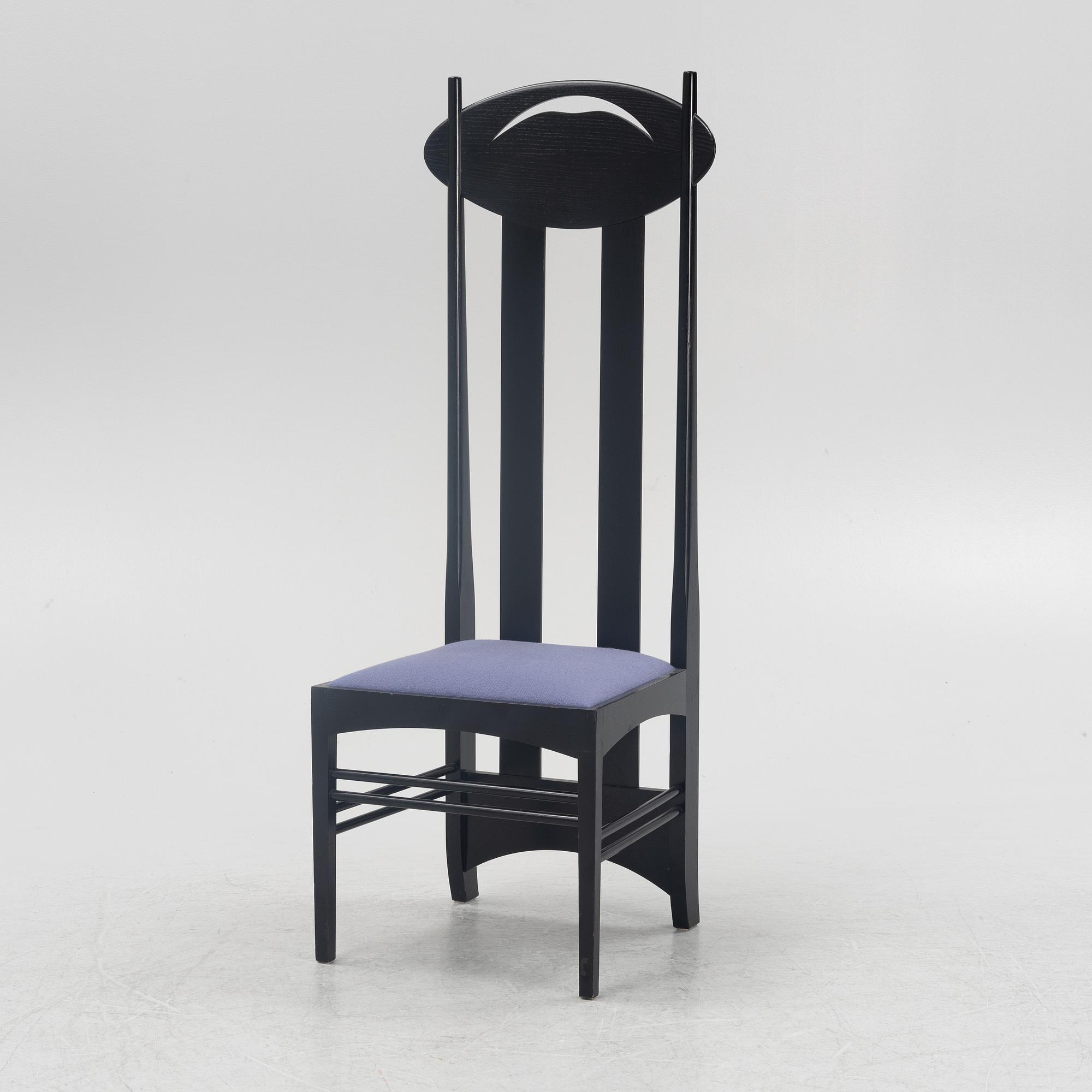Charles Rennie Mackintosh, stol "Argyle", Cassina.