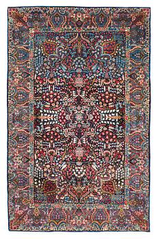 1233. SEMIANTIK/OLD KIRMAN. 227 x 145,5 cm.