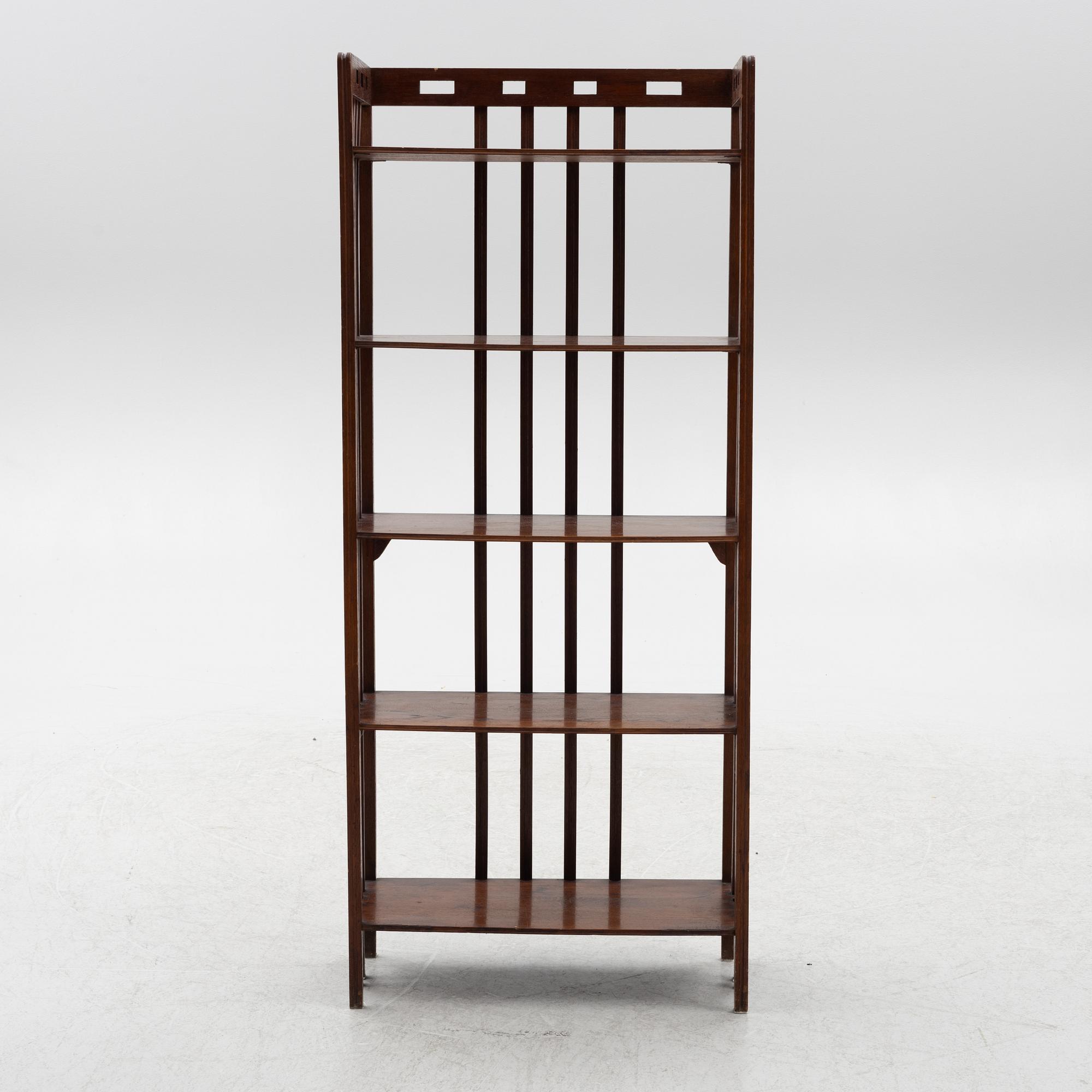 Jugend/Art Nouveau, bokhylla, 1900-talets början.