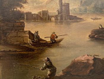 Claude Joseph Vernet, hans krets ruinlandskap.