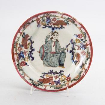 SKÅLFAT 3 st Persien 1800-tal lergods.