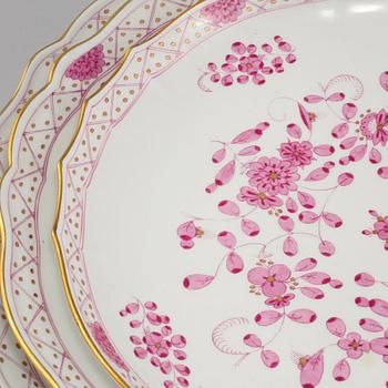 SERVISDELAR, 115 st, porslin, Meissen, omkring 1900-talets mitt.