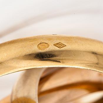 Cartier, An 18k gold ring "Trinity" (LM). Marked Cartier, 1997, AN7722.