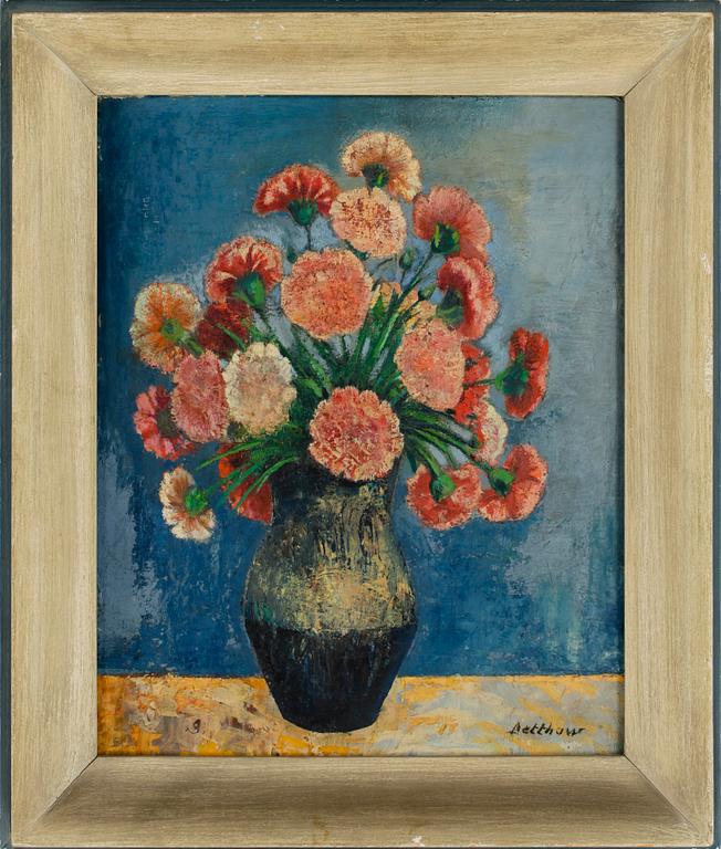 ERIC DETTHOW, olja på pannå, sign.