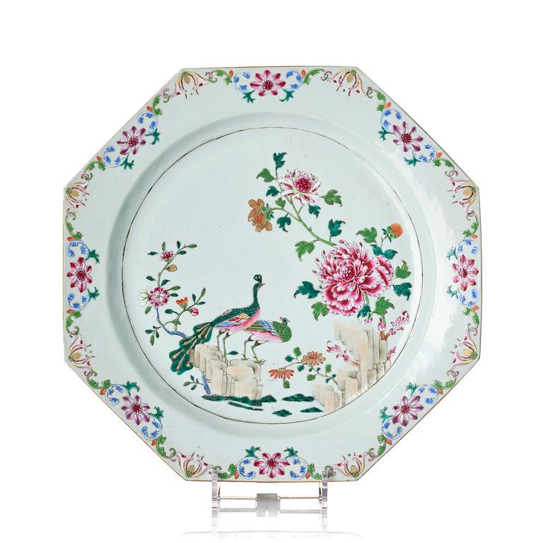 Fat, porslin. Qingdynastin, Qianlong (1736-95).