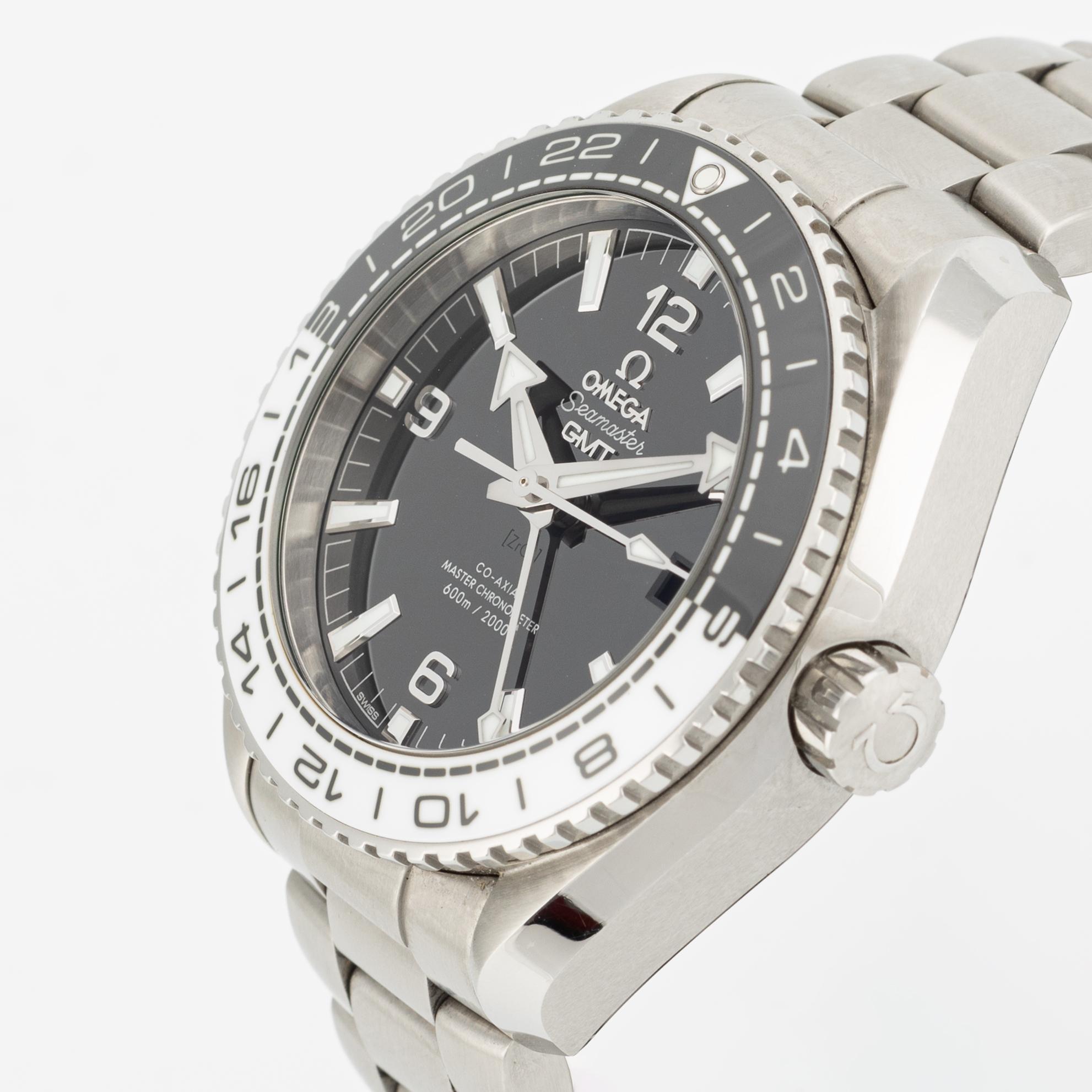 Omega, Seamaster, GMT, Planet Ocean 600M, armbandsur, 43,5 mm.