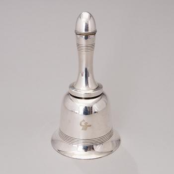 A silver plated cocktail shaker by Asprey & co, London, latter half of the 20th century.