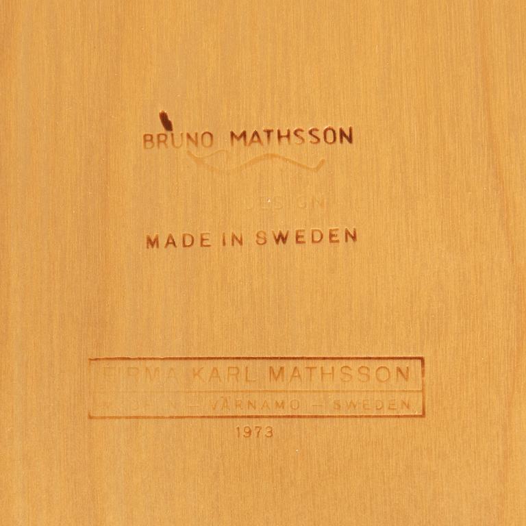 Bruno Mathsson, a Berit oak folding table.