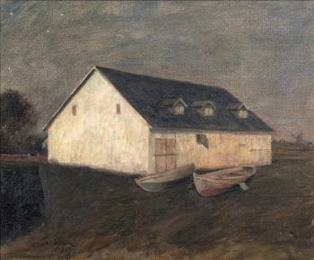 68. Louis Sparre, BOAT HOUSE.