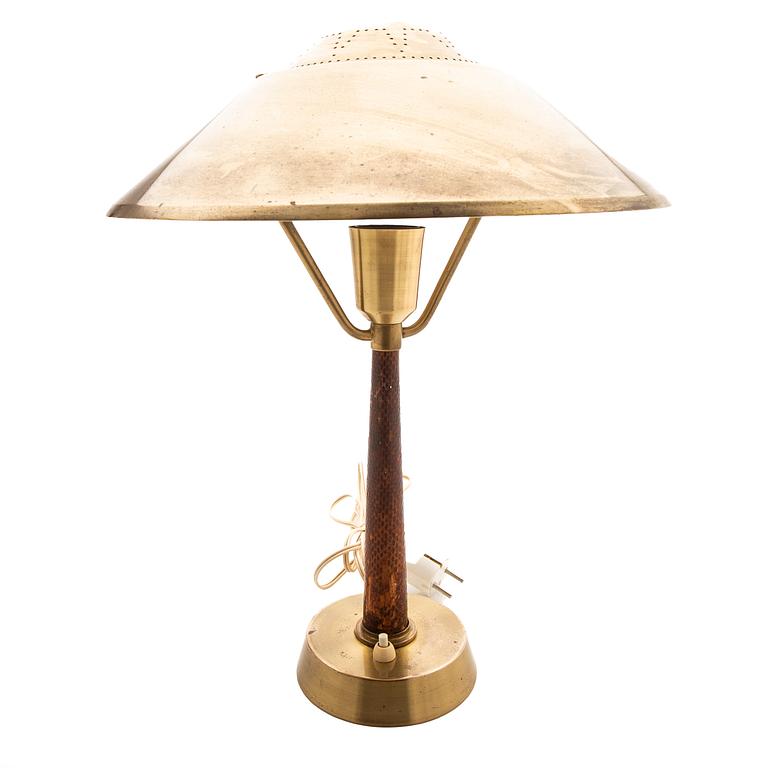 Table lamp, Swedish modern, E Hansson & Co, Malmö, 1950s.