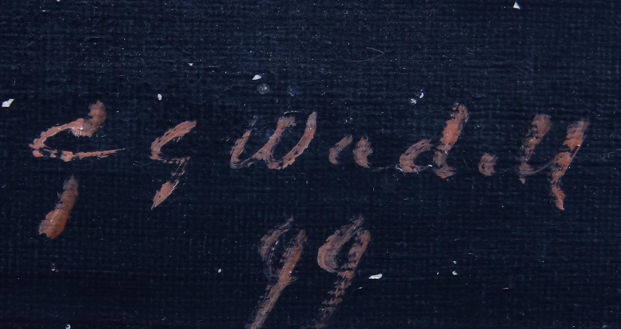 WADELL, CARL GABRIEL, olja på duk, sign o dat 99.