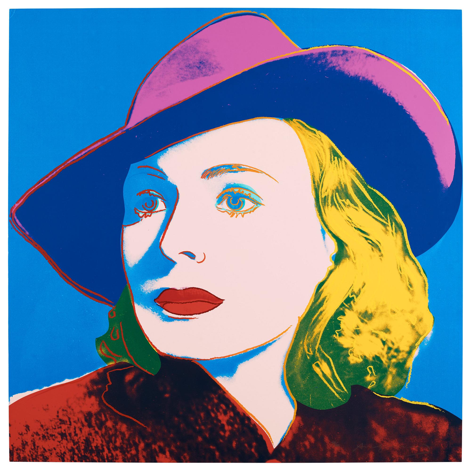 Andy Warhol, "Three portraits of Ingrid Bergman by Andy Warhol".