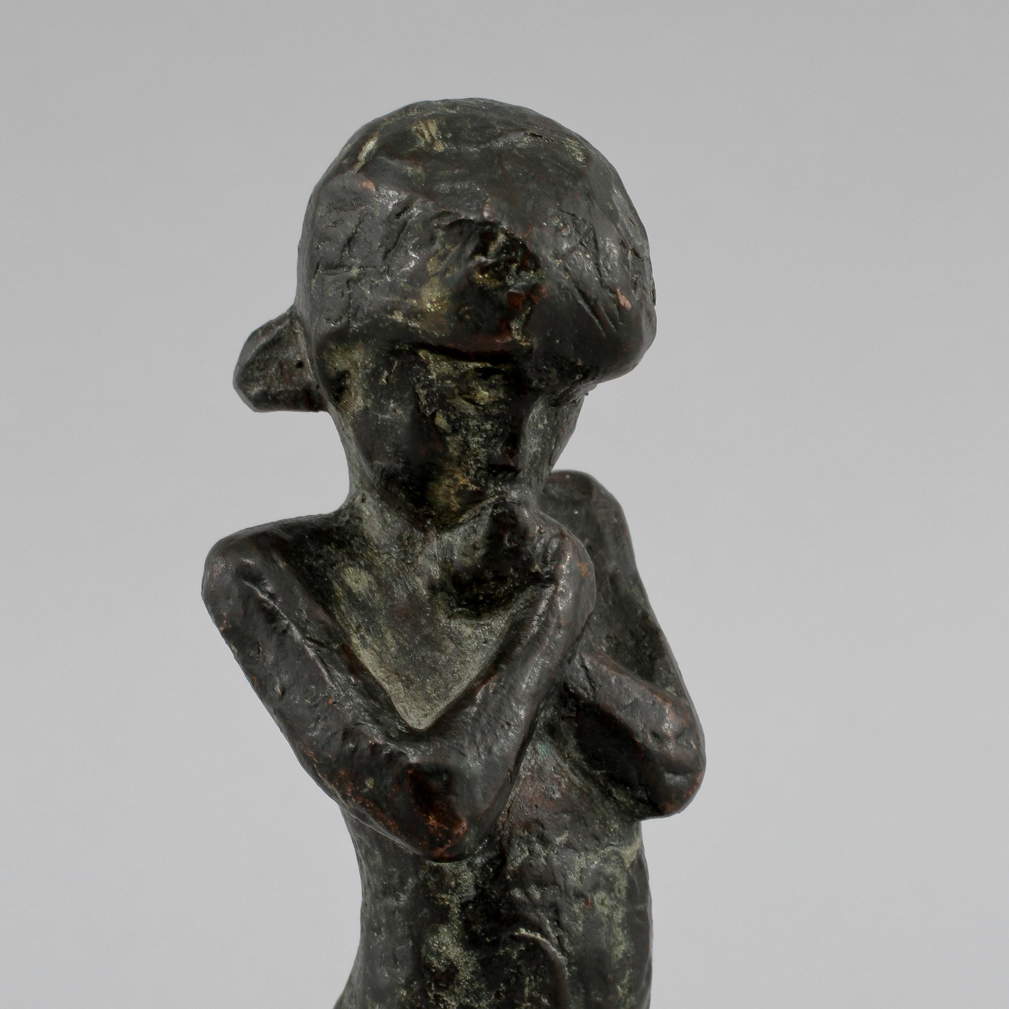 SKULPTUR, brons, signerad Eva B och numrerad III/XX, 1900-tal.