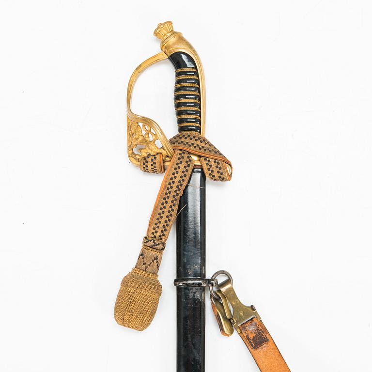 An Infantry Officer Sword, M1922, Finland, latter half of the 20th century.