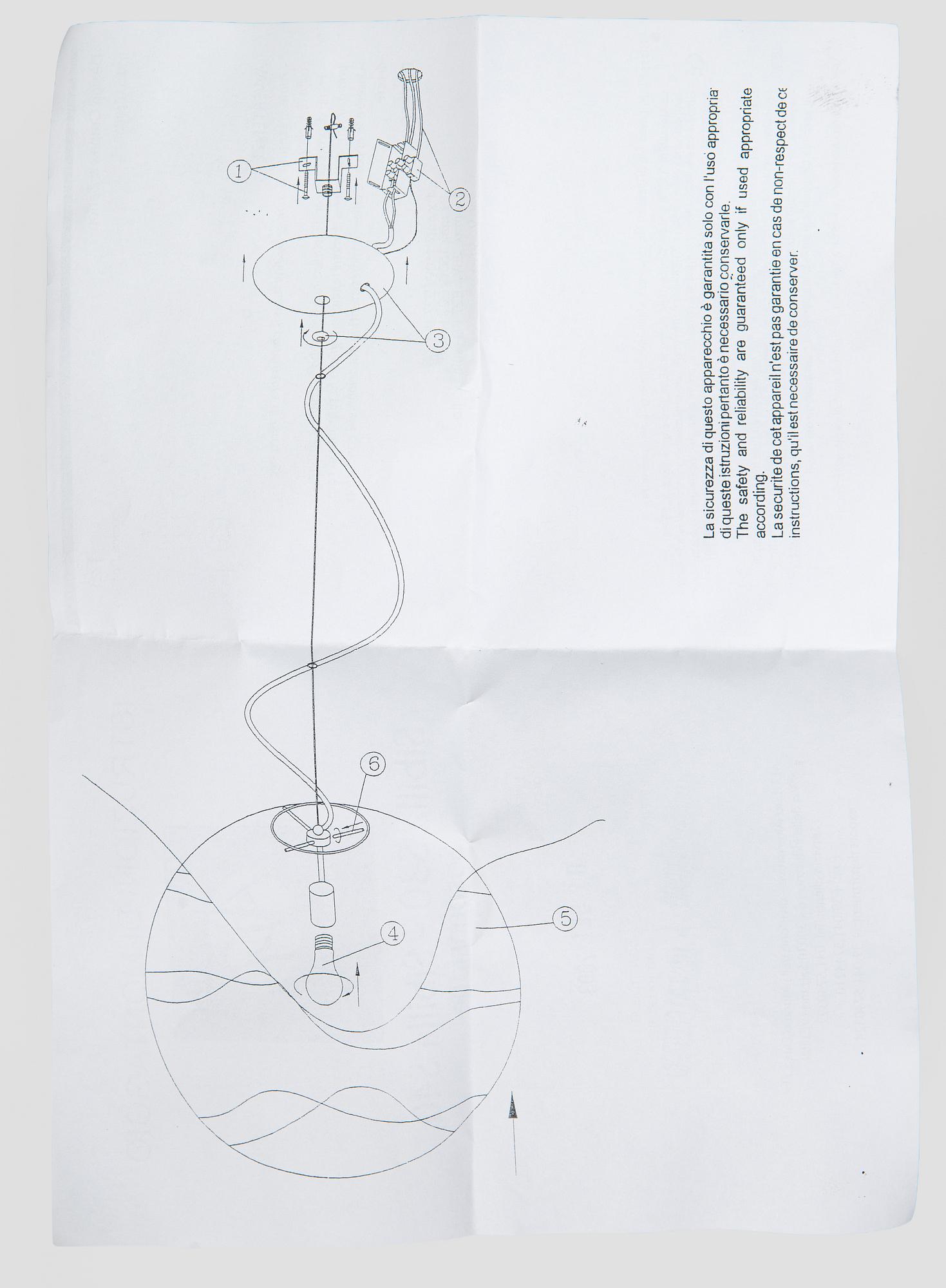 A "Sibilla" pendant light, ALT Luci Alternative, Murano, Italy 2000s.