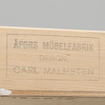 Carl Malmsten, a pair of 'Birgitta' bedside tables, Åfors Möbelfabrik, second half of the 20th Century.