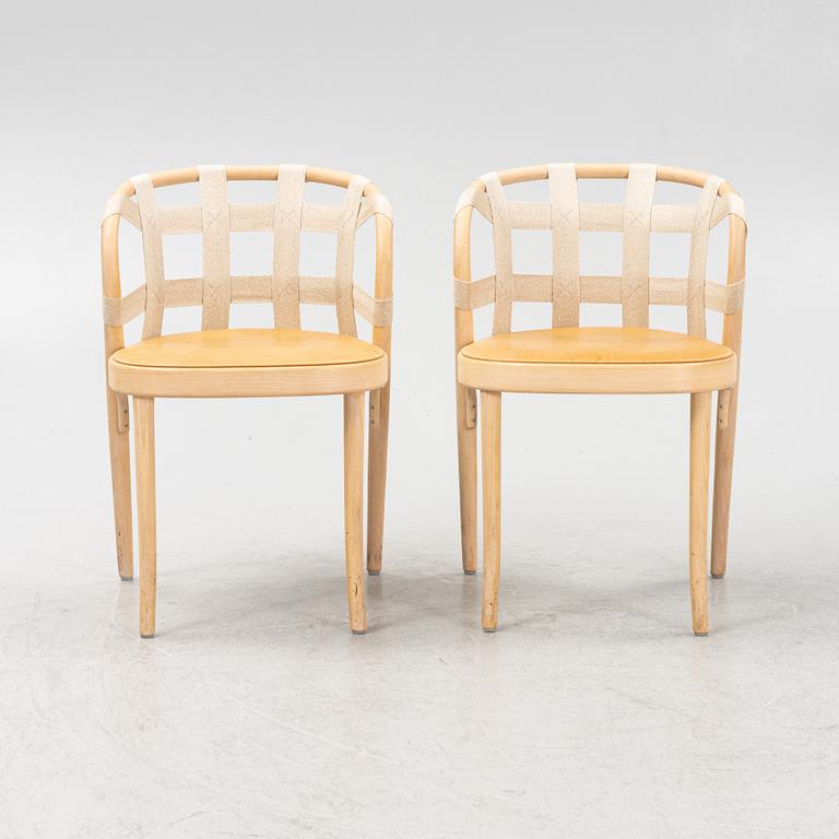 Front, a pair of beech 'Collage' chairs, Gemla, 2015.