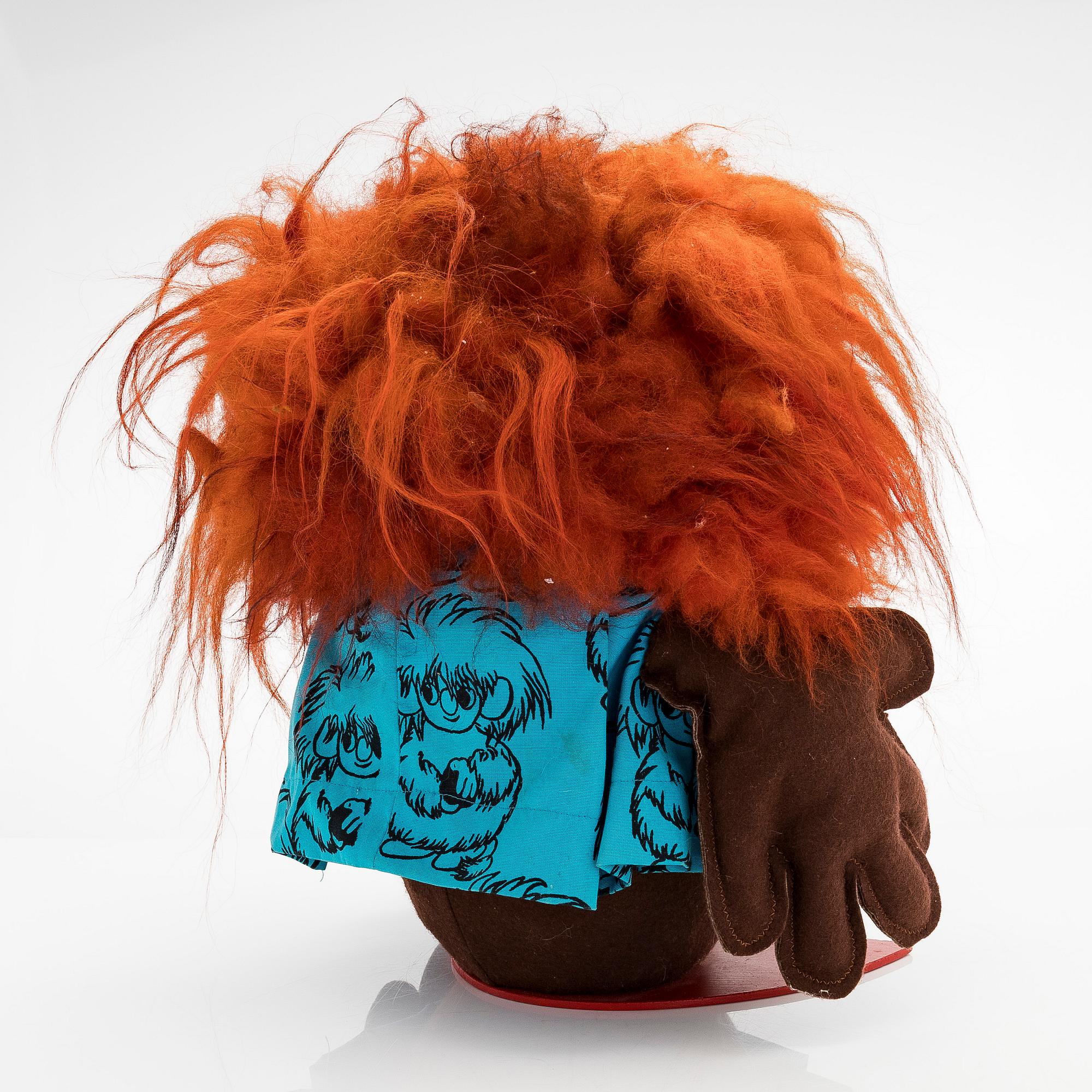Helena Kuuskoski, A "Hamsteri" puppet for Atelier Fauni, Järvenpää 1960s-70s.