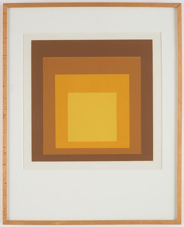 Josef Albers, Utan titel, ur: "Hommage au carré".