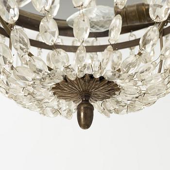 Chandelier, Empire style, first half of the 20th century.