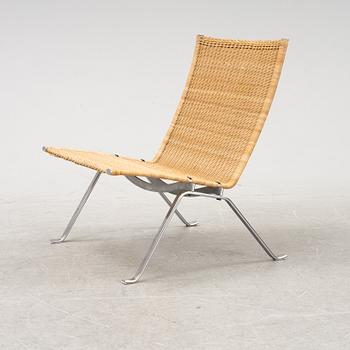 Poul Kjaerholm, a 'PK22' lounge chair, Fritz Hansen, Denmark.