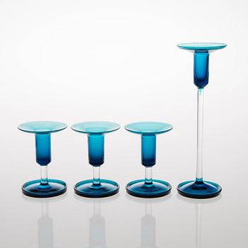 A 25 piece 'Harlekiini' glasswear for Riihimäki Glass, Finland.