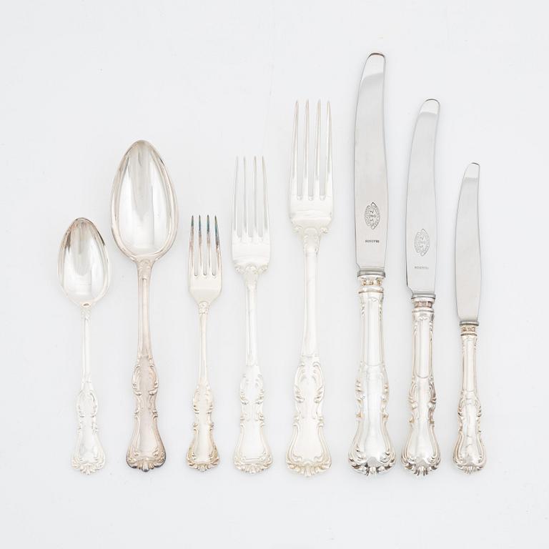 A 96 piece silver cutlery set, 'Olga', C.G.H, 1940/50s.