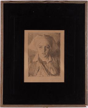 Anders Zorn, "Gulli II".