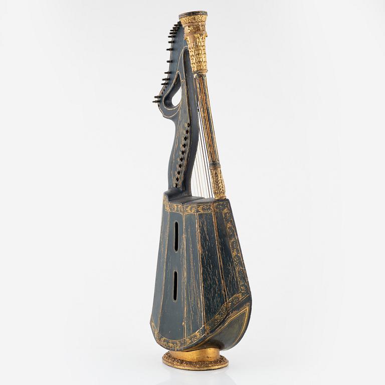 An English Harp Lute by Edward Light, London, circa 1815.