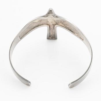 Bracelet in the form of a swallow, sterling silver, Lapponia, Finland 1978.