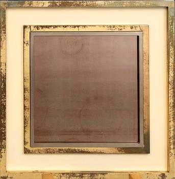 A 1970'S WALL MIRROR.