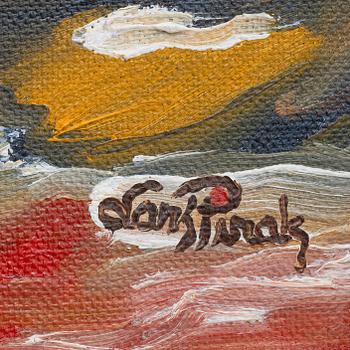 Lars Pirak, Mountain landscape.