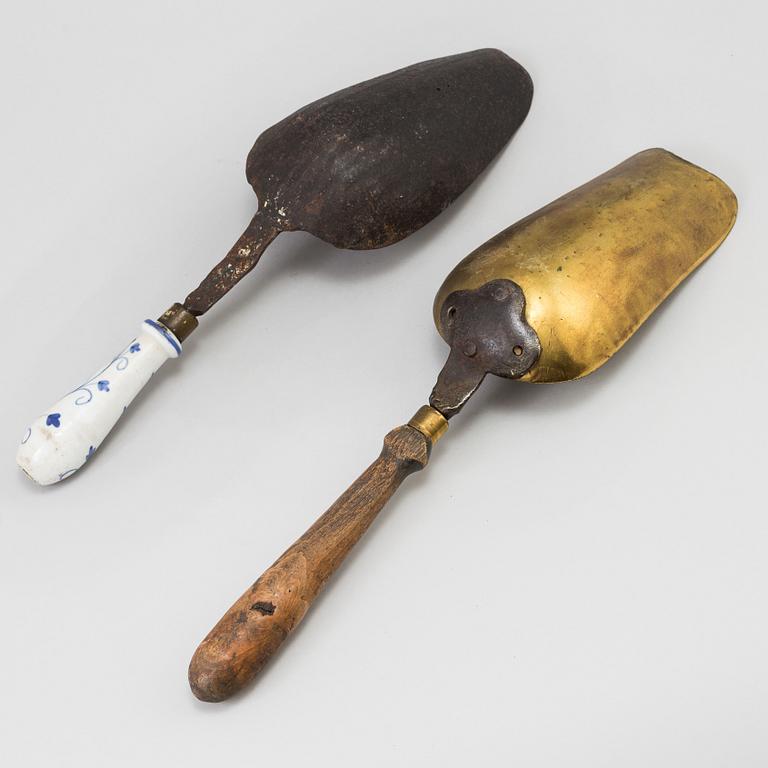 Two 18th/19th century shovels.