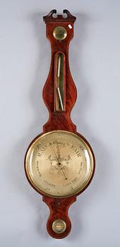 BAROMETER, Ortelli & Co, Cross Street Hatton Garden, London 1800-tal.