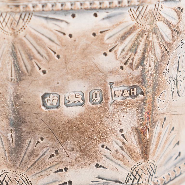 Servettringar, 10 st, silver, bl a England, Finland, Sverige, Ryssland m.fl. 1800-talets slut - 1900-talets mitt.