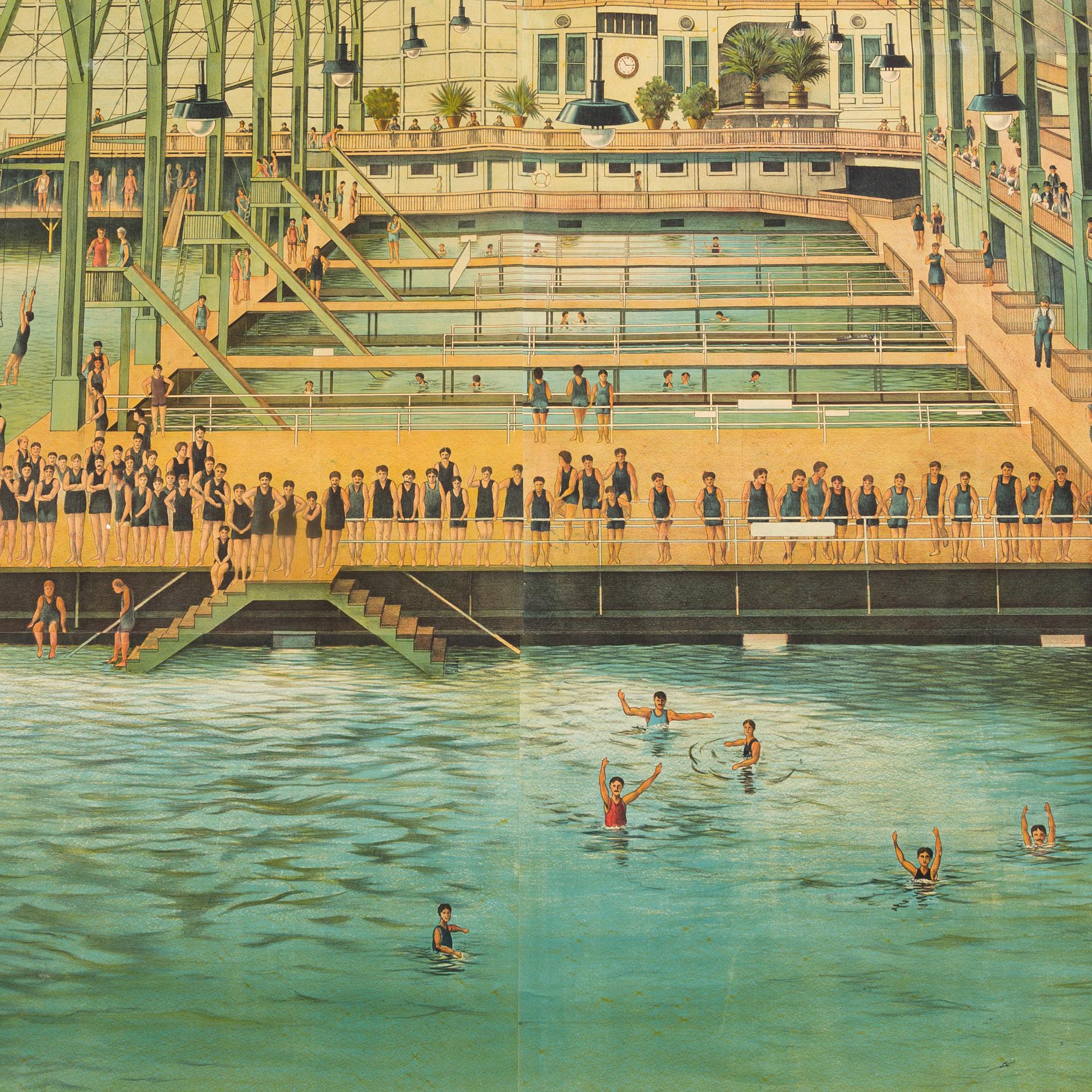 a poster from Sutro Baths San Francisco circa 1896.
