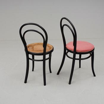 STOLAR, ett par. "No 14", Gebrüder Thonet, Österrike 1800-talets slut.