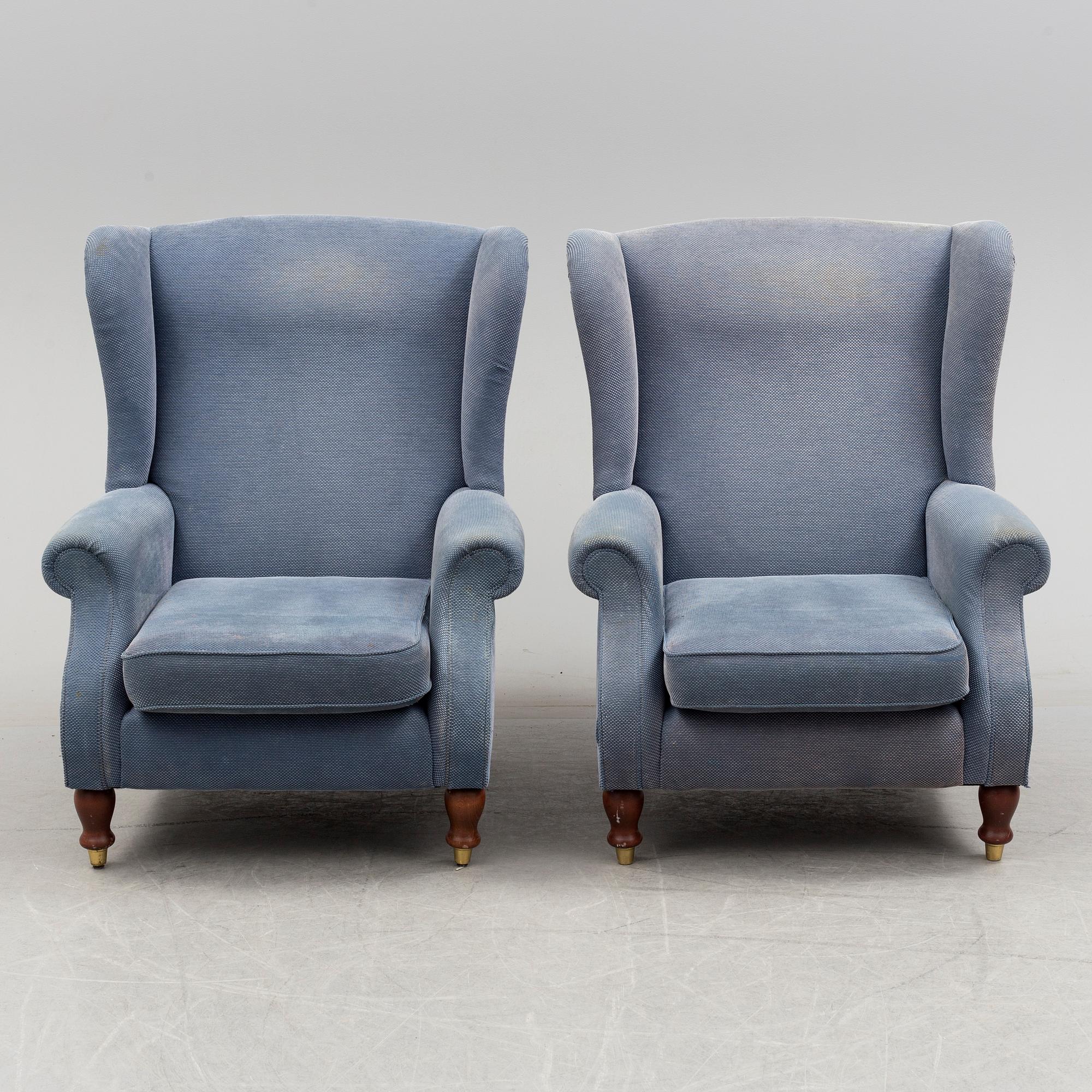 A pair of Parker Knoll 'York' wing chairs.