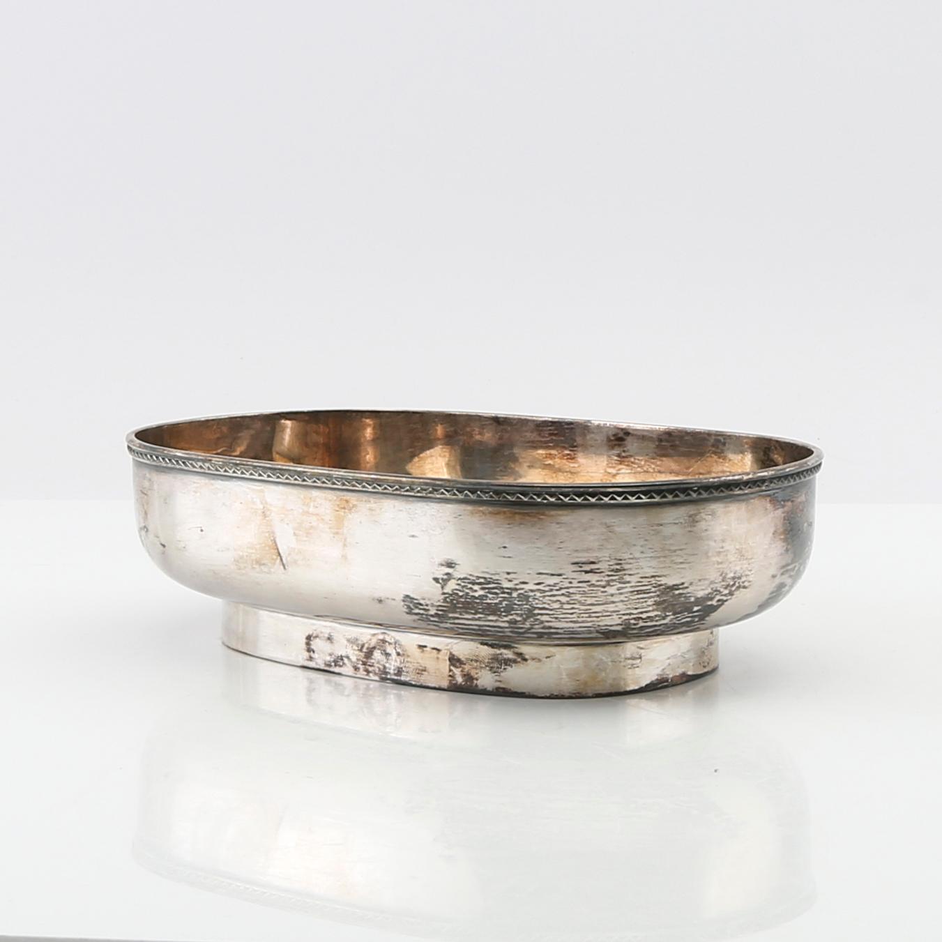 Vera Ferngren, skål sterlingsilver GAB Stockholm 1967.