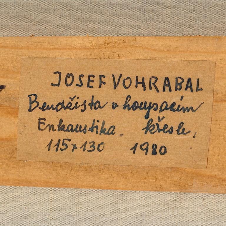 Josef Vohrabal, olja på duk, signerad och daterad 1980.