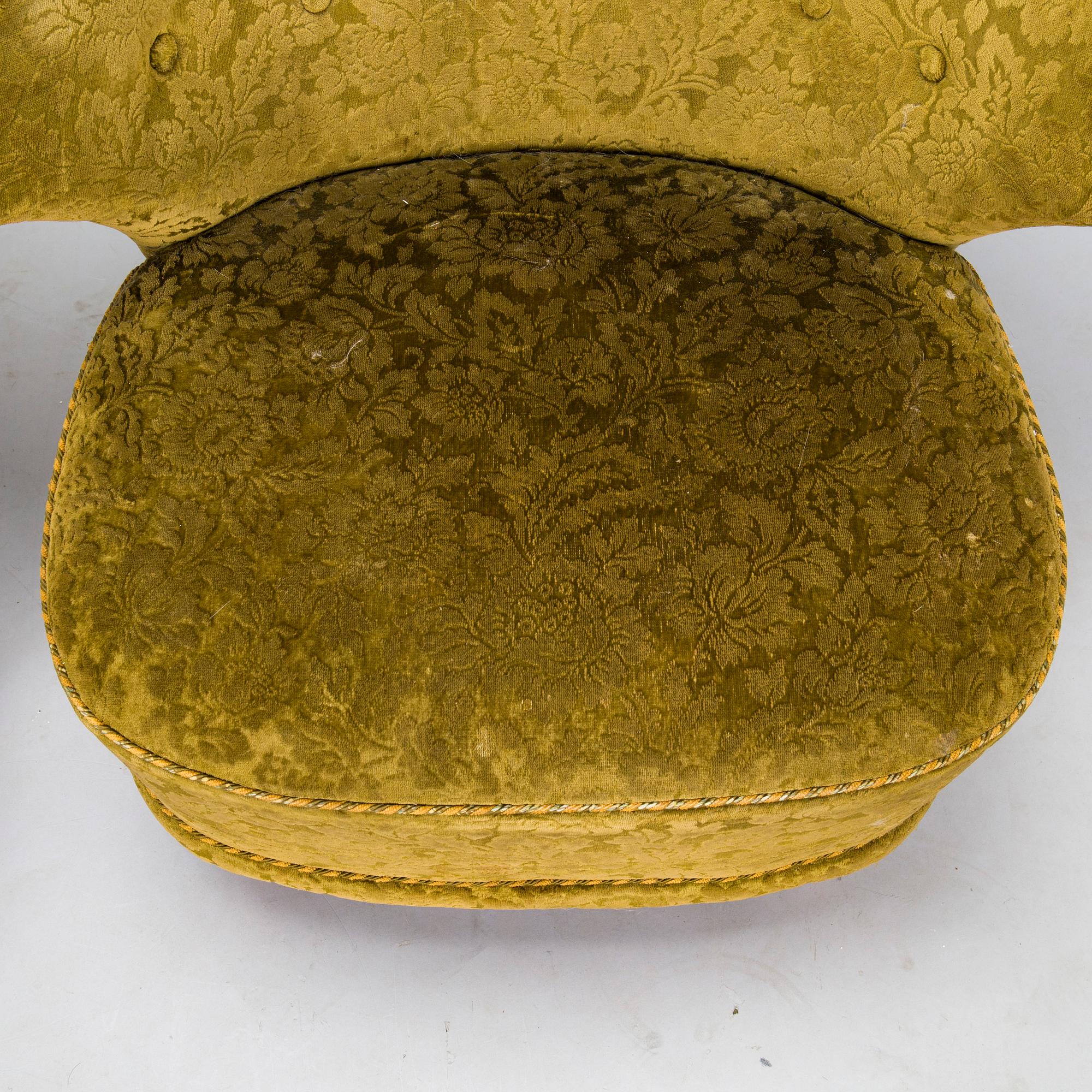 Fåtöljer, ett par, 1900-talets mitt.