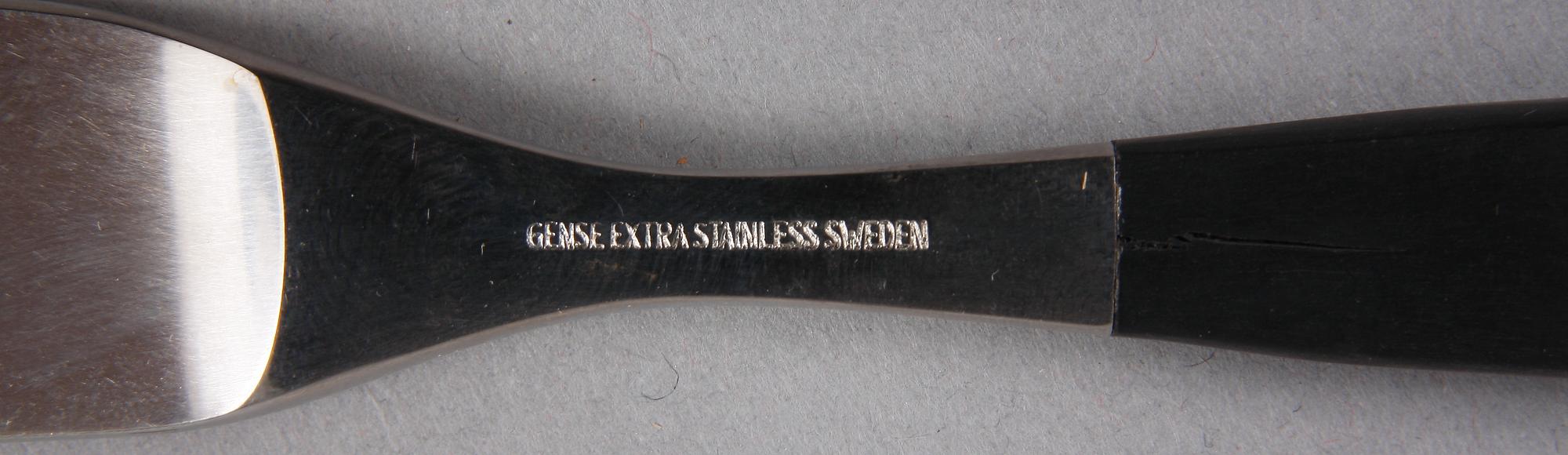BESTICK, 21 delar. "Focus De lux", Folke Arström, Gense. 1900-talets mitt.
